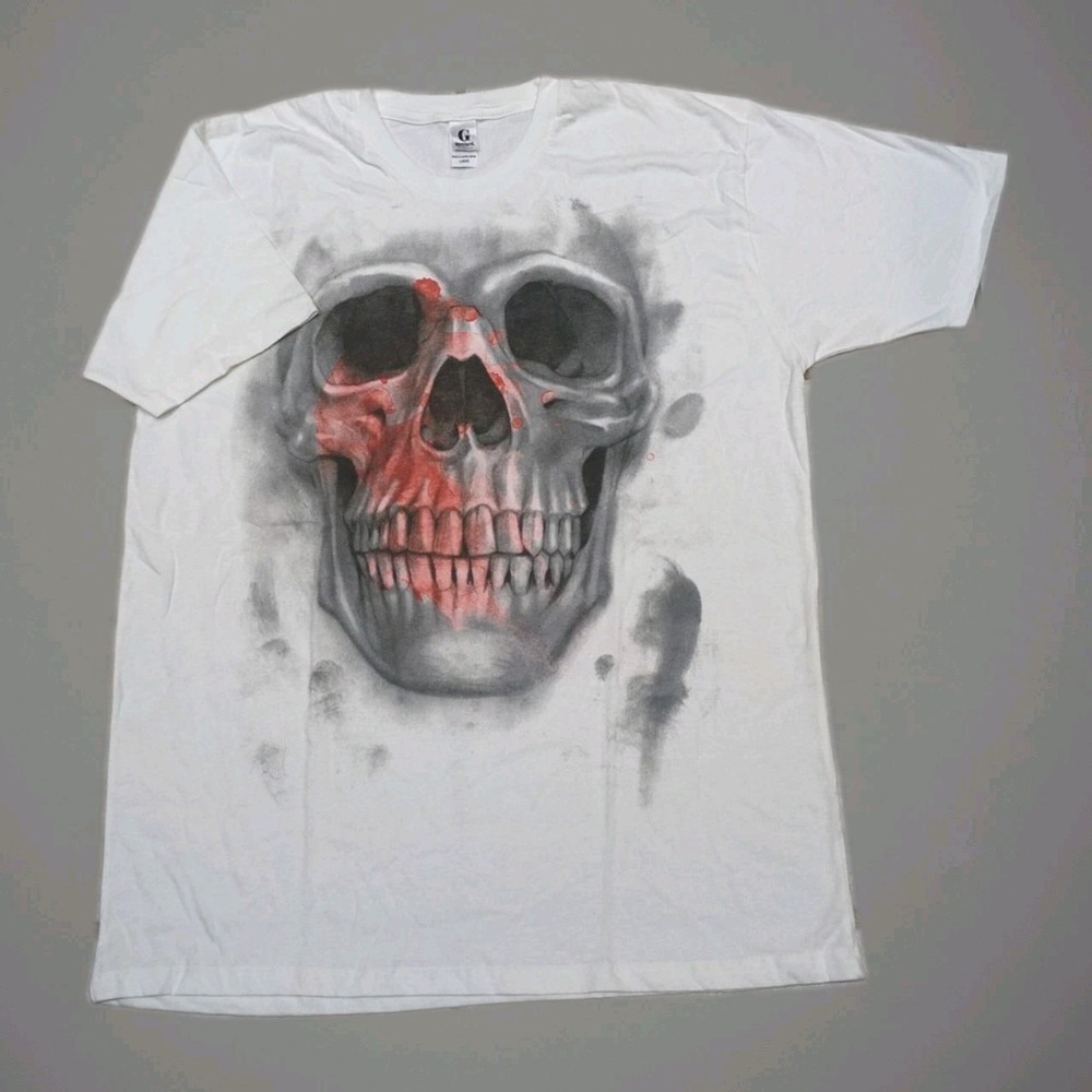 Gaziani By Alstyle Men's Skeleton Skull  Short Sleeve T-Shirt  Size Large